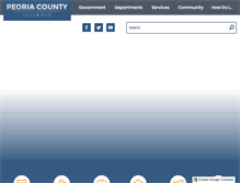 Tablet Screenshot of peoriacounty.org